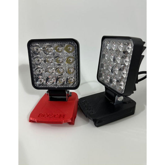 💡Foco de trabajo led  compatible con batería Bosch 18v - Miartesaniaen3D