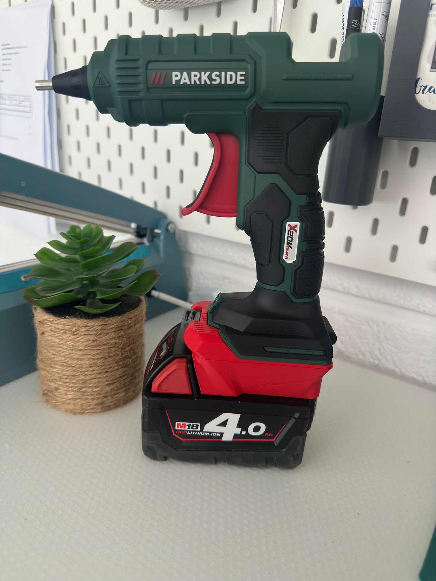 Baterías Milwaukee M18 en Parkside X20 - Miartesaniaen3D
