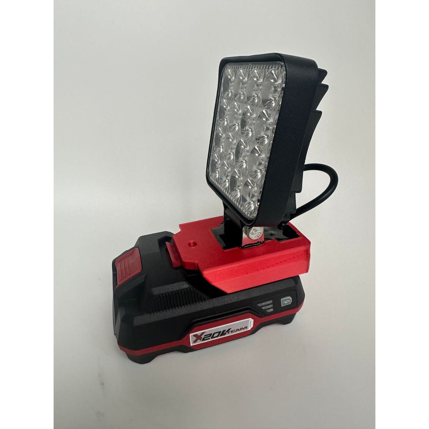 Foco de trabajo led ideal para profesionales y bricolaje de hogar compatible con batería Parkside X20 - Miartesaniaen3D