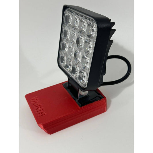 Foco de trabajo led  compatible con batería Wurth M Cube - Miartesaniaen3D