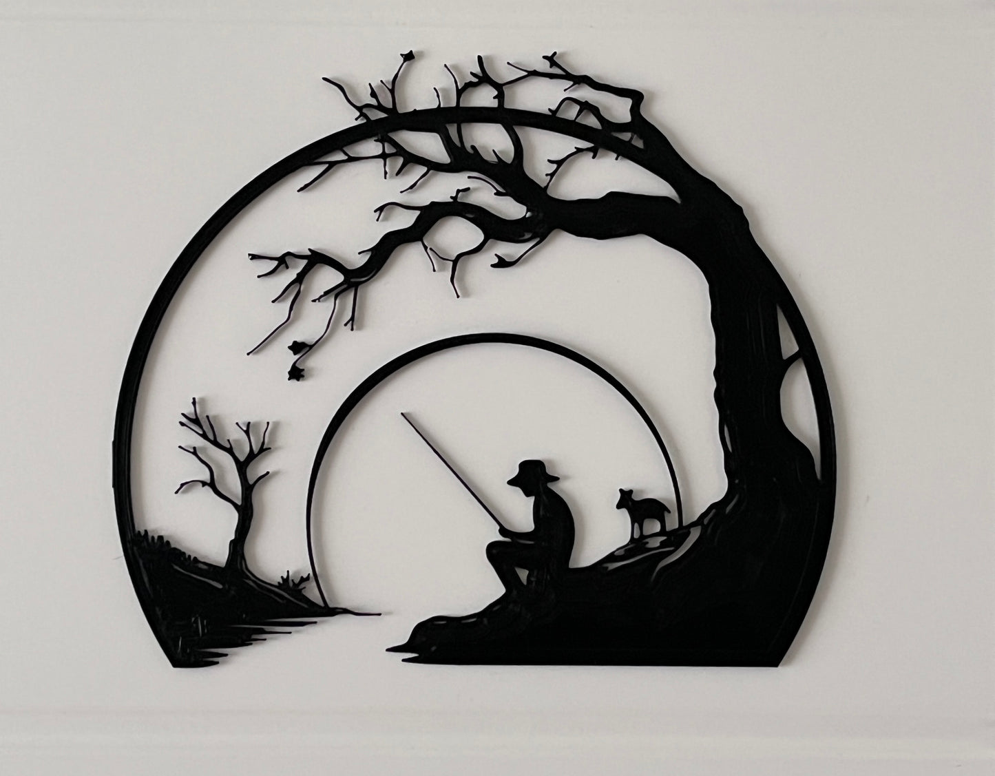 Cuadro Decorativo Pescador - Miartesaniaen3D