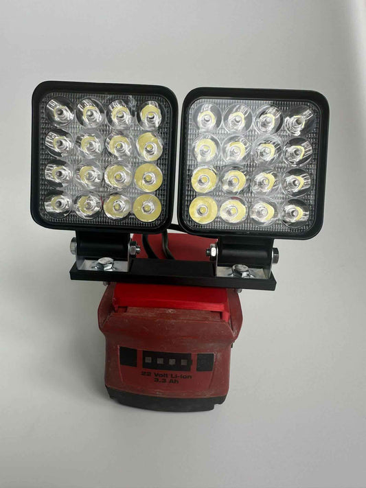 Foco de Trabajo Doble UltraLED compatible con baterías Hilti