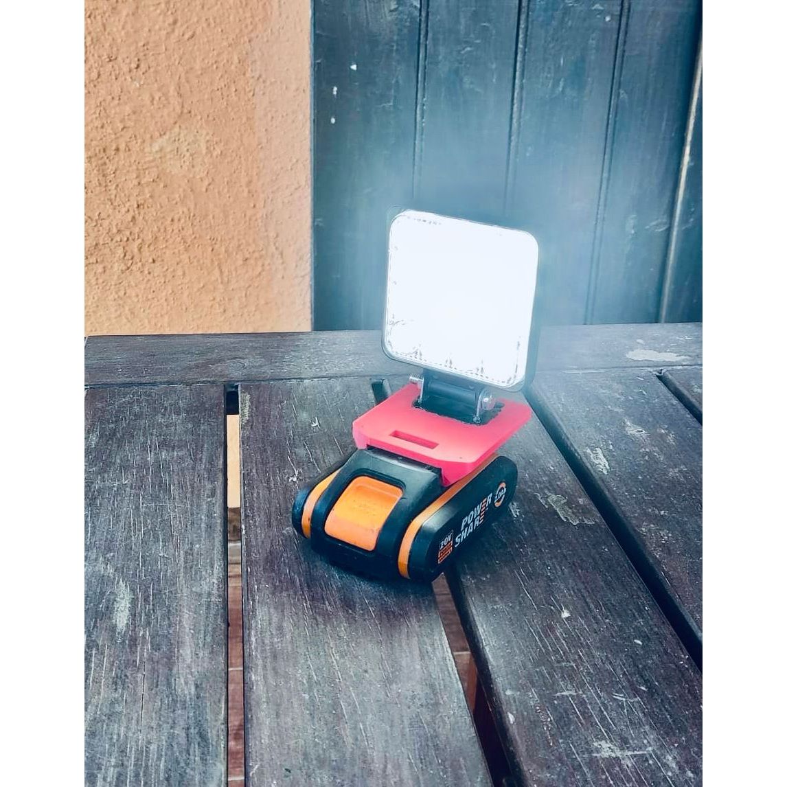 Foco de trabajo led compatible con batería Worx 20v - Miartesaniaen3D