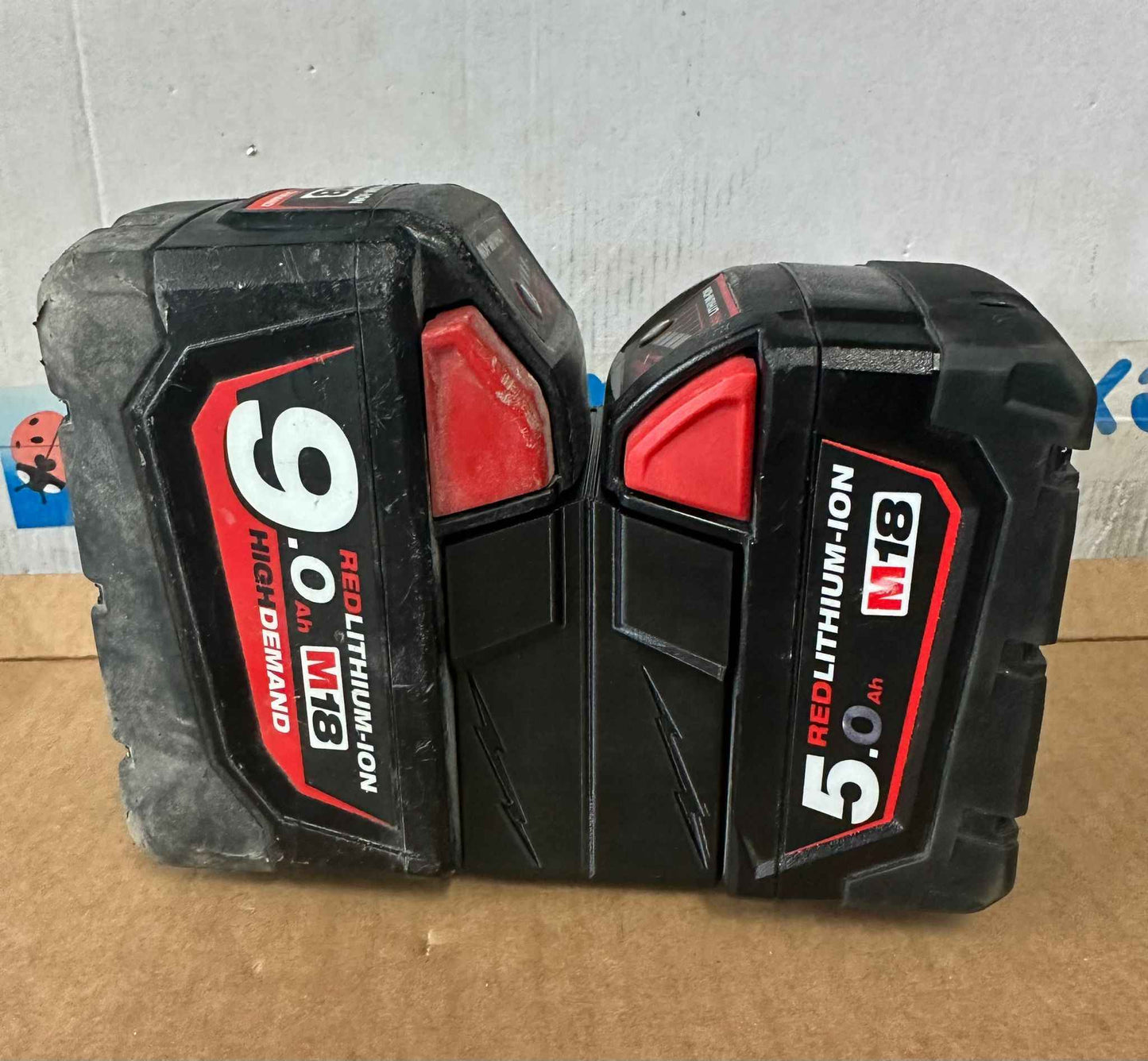 Adaptador recuperador Milwaukee M18 para baterías 9.0Ah y 5.0Ah en Miartesaniaen3D