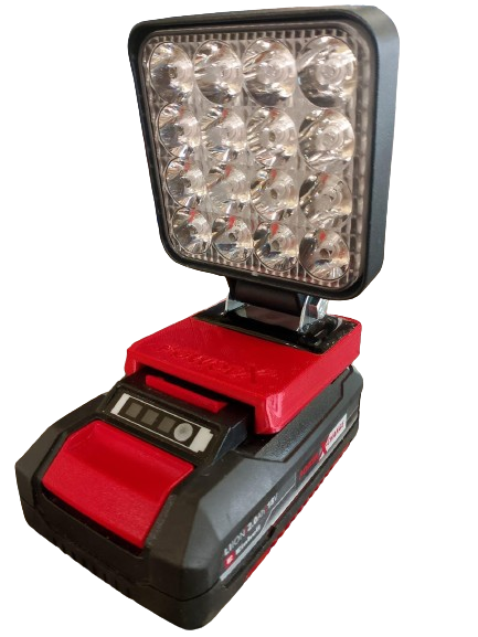 Foco LED de batería compatible con Hilti, accesorio 3D resistente, Miartesaniaen3D