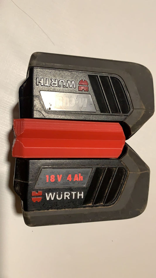 Recuperador de baterías compatible con baterías Wurth M Cube