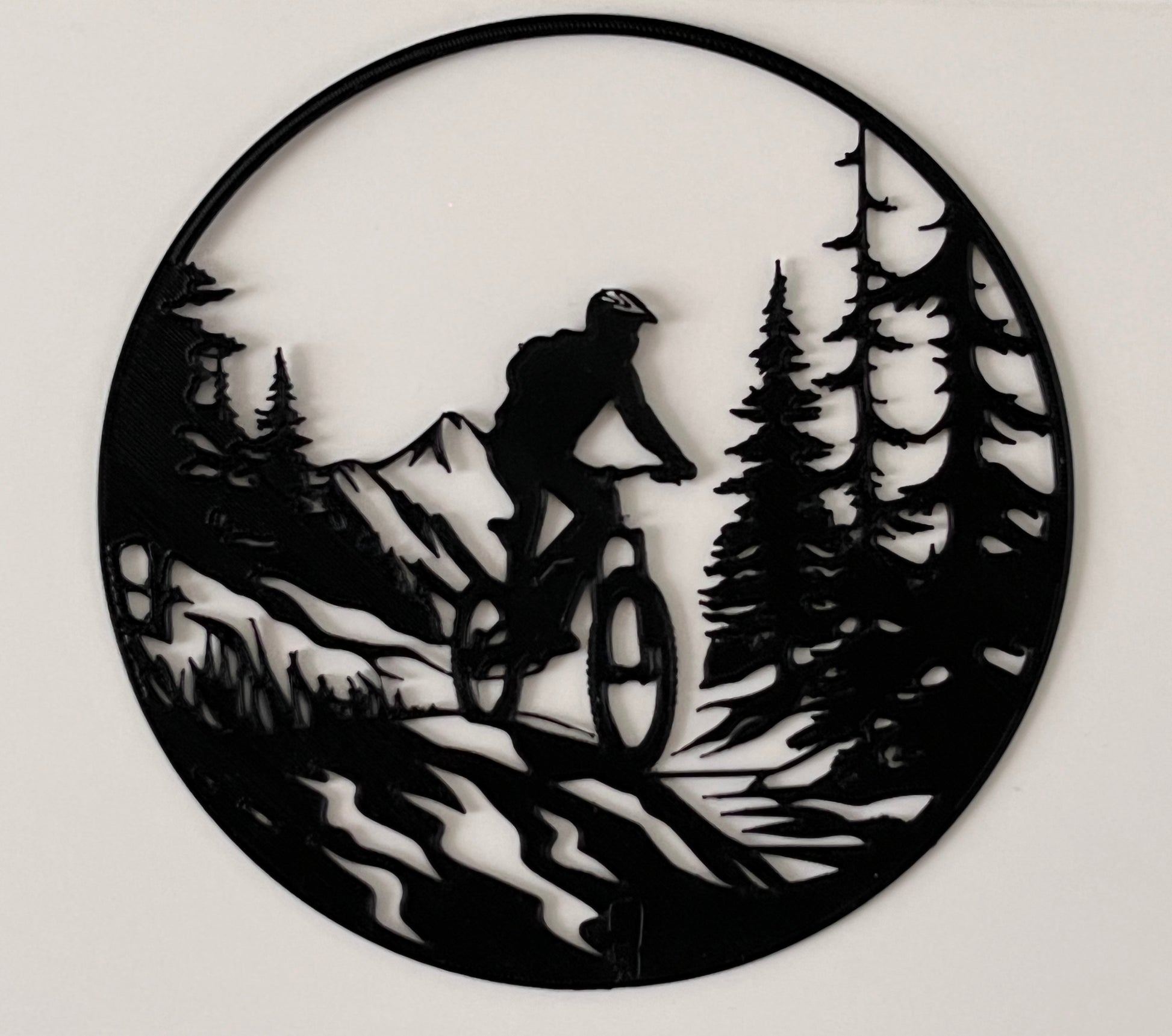 mountainbike verschönern MTB-Dekorationsgemälde. Etwas Einzigartiges, um Ihr Zuhause zu dekorieren – Miartesaniaen3D