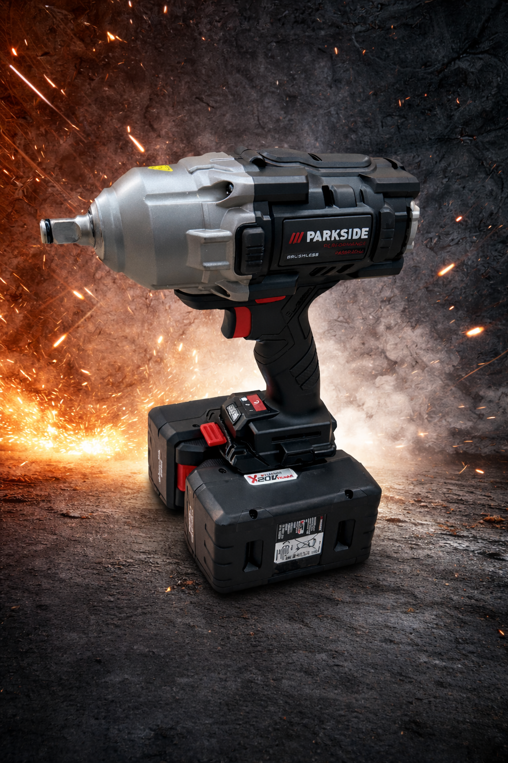 Parkside X20 Doppelbatterieadapter